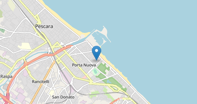 Mappa posizione I Colori della Pescara, Via Berardino Conti 31 Pescara